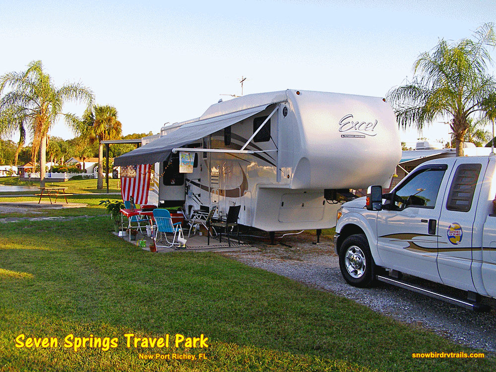 Seven Springs Travel Park in New Port Richey, Florida. Nice Winter ...