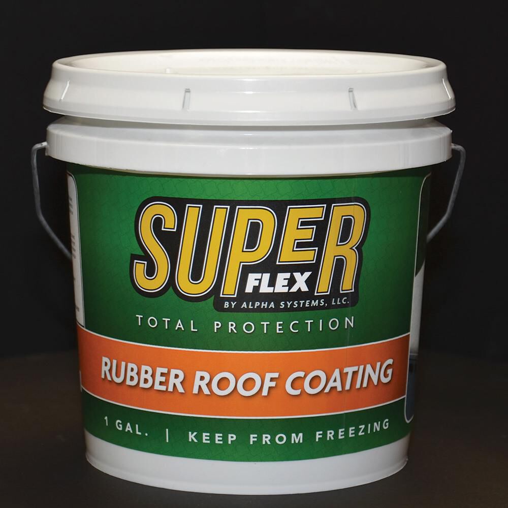 Super Flex Rubber Roof Coating, 1 Gallon