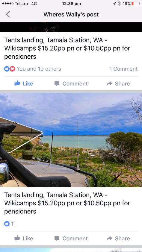 Tents Landing, Tamala Station WA Pet friendly