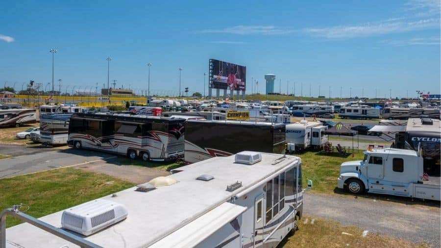 Texas Motor Speedway Tent Camping