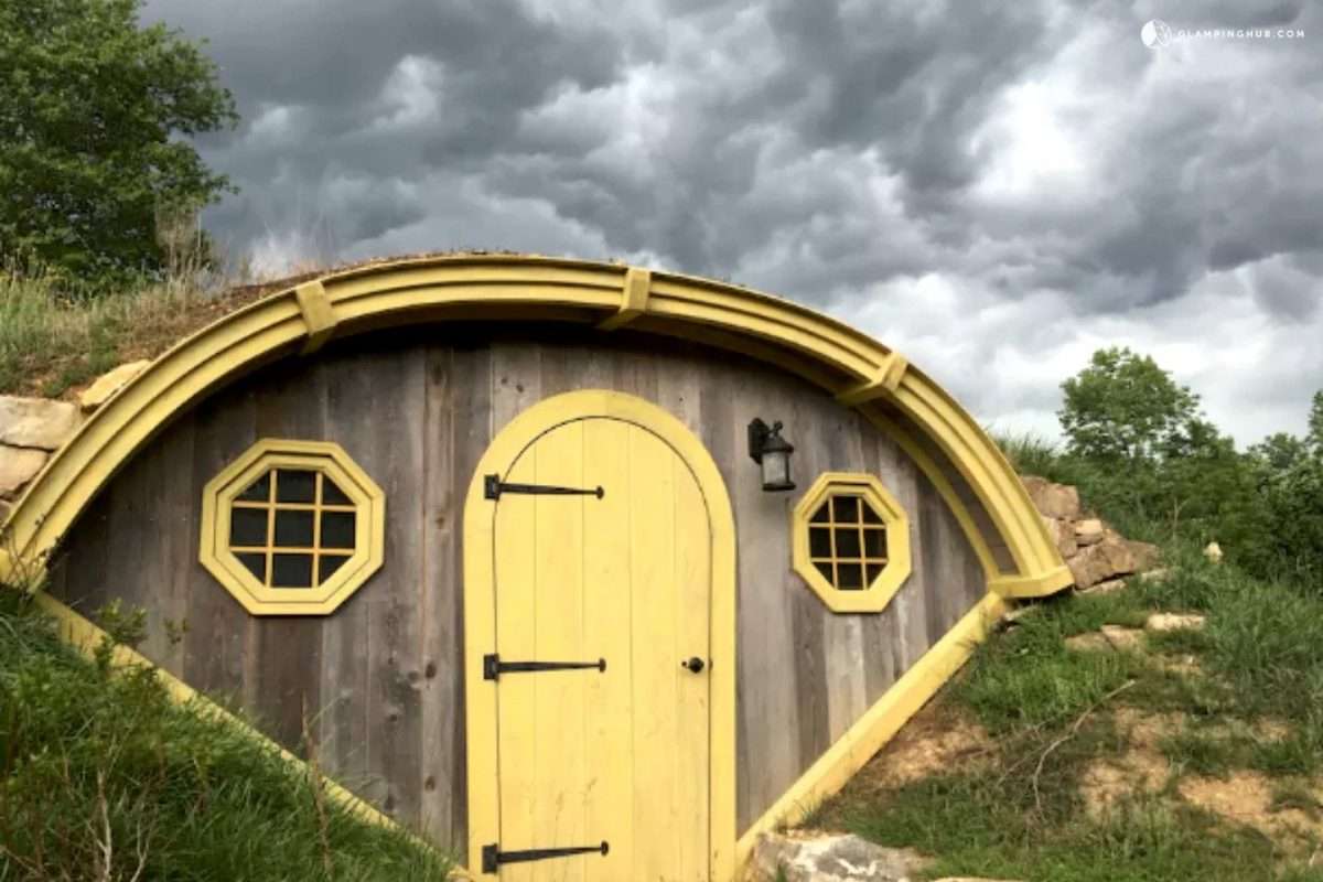 Unique Underground Camping Pod Rental on Crop Farm for Vacation near ...