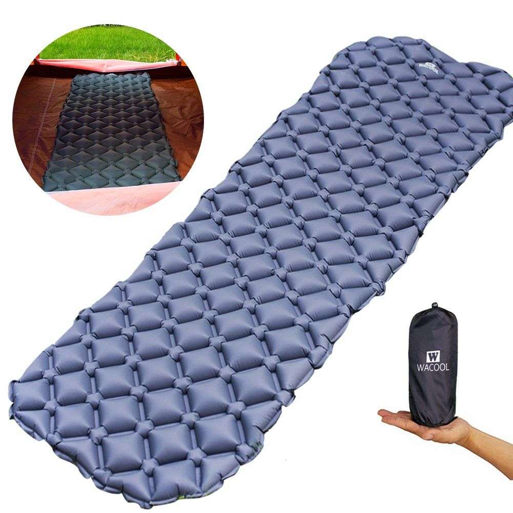WACOOL Ultralight Inflatable Sleeping Pad Mat Air Mattress