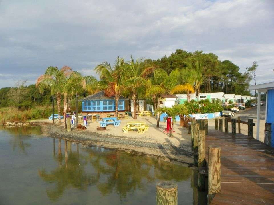 water view of the Tiki Bar Castaways Rv Resort and Campground , Ocean ...