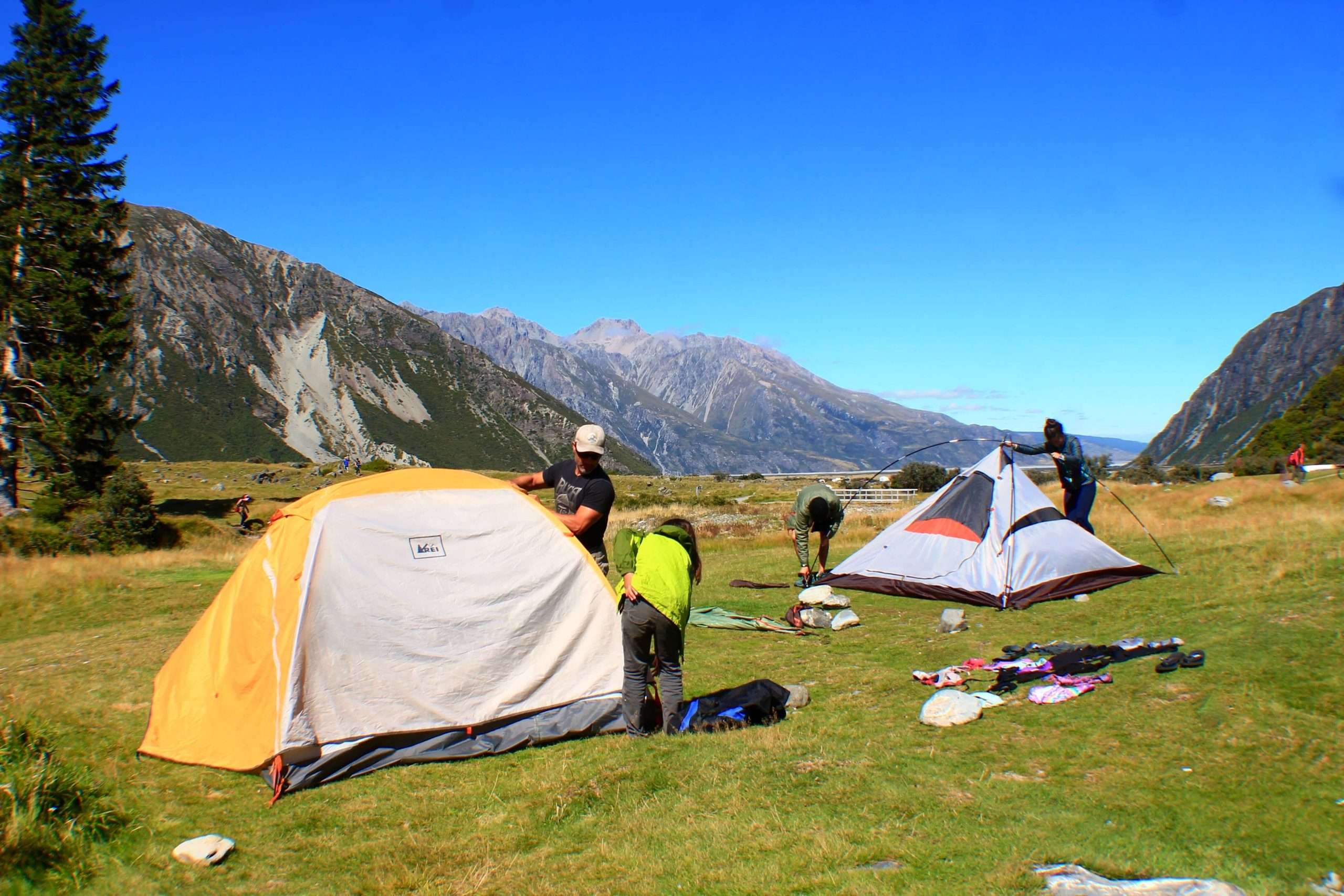 White horse hill campground, Mount Cook, 3 week New ...